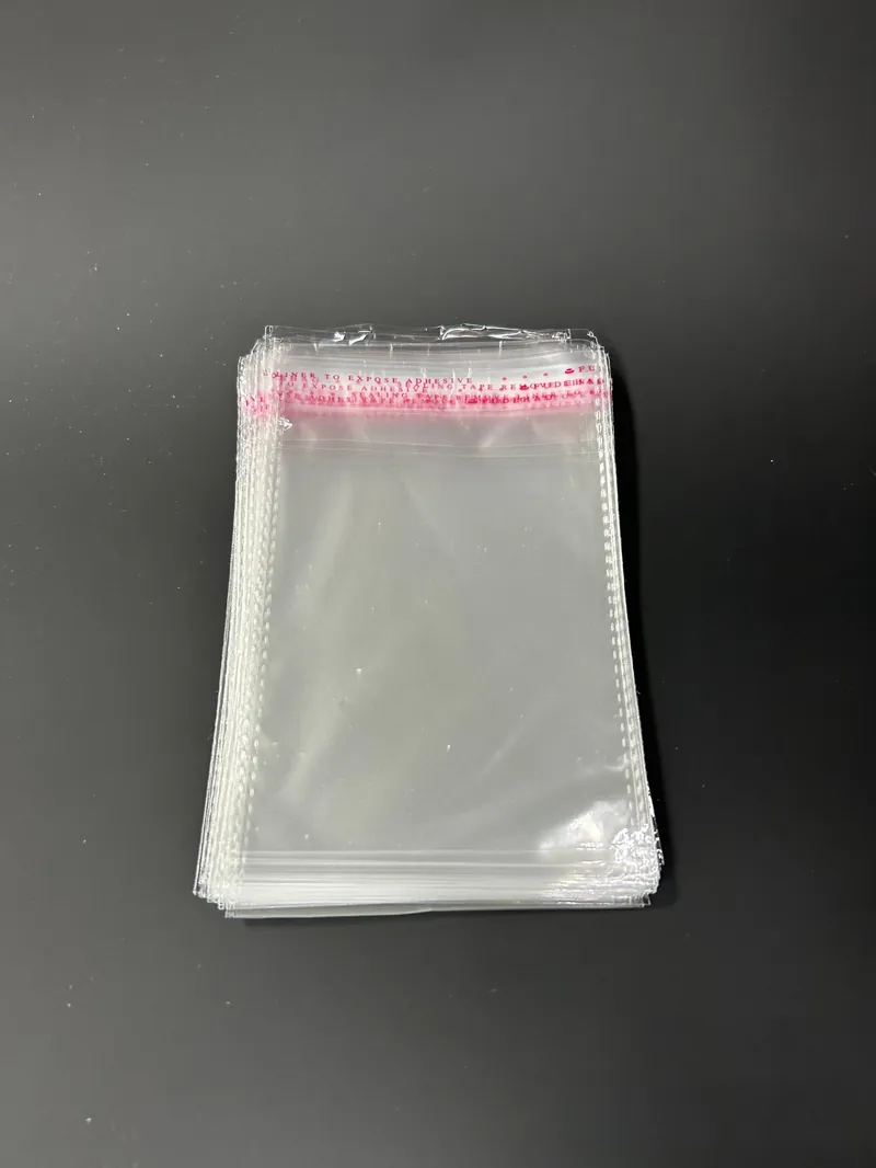 Бопп пакет 5х10 см прозрачный с клеевым клапаном (упаковочный) Бопп пакет 5х10 см прозрачный с клеевым клапаном (упаковочный)