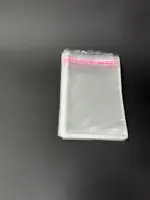 Бопп пакет 5х10 см прозрачный с клеевым клапаном (упаковочный)