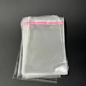 Бопп пакет 5х7 см прозрачный с клеевым клапаном (упаковочный)