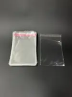 Бопп пакет 5х7 см прозрачный с клеевым клапаном (упаковочный)