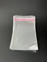 Бопп пакет 50х70 см прозрачный с клеевым клапаном (упаковочный)