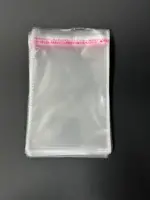 Бопп пакет 6х12 см прозрачный с клеевым клапаном (упаковочный)