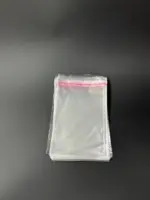 Бопп пакет 6х15 см прозрачный с клеевым клапаном (упаковочный)