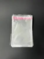 Бопп пакет 6х15 см прозрачный с клеевым клапаном (упаковочный)