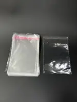 Бопп пакет 6х15 см прозрачный с клеевым клапаном (упаковочный)