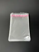 Бопп пакет 6х20 см прозрачный с клеевым клапаном (упаковочный)