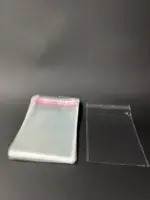 Бопп пакет 6х20 см прозрачный с клеевым клапаном (упаковочный)