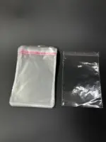 Бопп пакет 6х20 см прозрачный с клеевым клапаном (упаковочный)