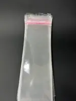 Бопп пакет 6х25 см прозрачный с клеевым клапаном (упаковочный)