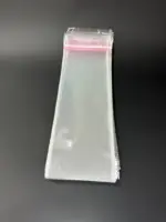 Бопп пакет 6х30 см прозрачный с клеевым клапаном (упаковочный)