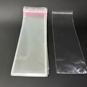 Бопп пакет 6х35 см прозрачный с клеевым клапаном (упаковочный)