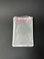 Бопп пакет 6х8 см прозрачный с клеевым клапаном (упаковочный)