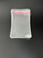 Бопп пакет 60х70 см прозрачный с клеевым клапаном (упаковочный)