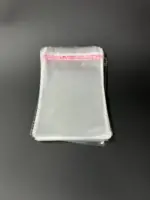 Бопп пакет 60х70 см прозрачный с клеевым клапаном (упаковочный)