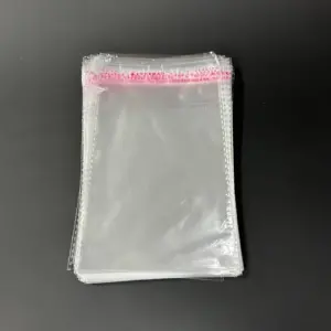 Бопп пакет 60х80 см прозрачный с клеевым клапаном (упаковочный)