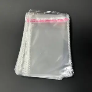 Бопп пакет 7х10 см прозрачный с клеевым клапаном (упаковочный)