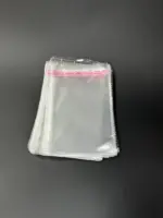 Бопп пакет 7х10 см прозрачный с клеевым клапаном (упаковочный)
