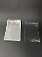 Бопп пакет 7х15 см прозрачный с клеевым клапаном (упаковочный)