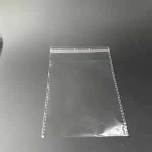 Бопп пакет 7х20 см прозрачный с клеевым клапаном (упаковочный)