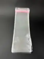 Бопп пакет 7х25 см прозрачный с клеевым клапаном (упаковочный)