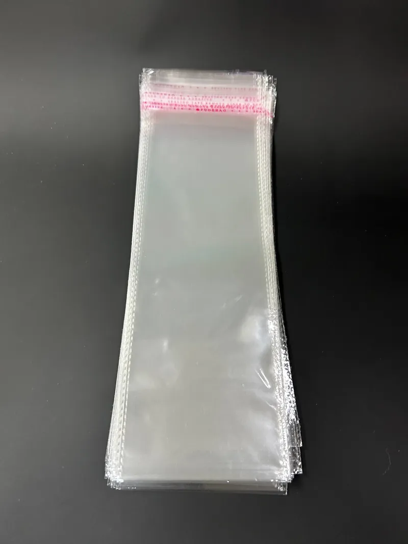 Бопп пакет 7х25 см прозрачный с клеевым клапаном (упаковочный) Бопп пакет 7х25 см прозрачный с клеевым клапаном (упаковочный)