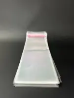 Бопп пакет 7х25 см прозрачный с клеевым клапаном (упаковочный)