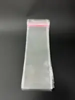 Бопп пакет 7х25 см прозрачный с клеевым клапаном (упаковочный)