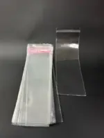 Бопп пакет 7х25 см прозрачный с клеевым клапаном (упаковочный)