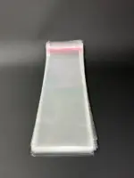 Бопп пакет 7х30 см прозрачный с клеевым клапаном (упаковочный)