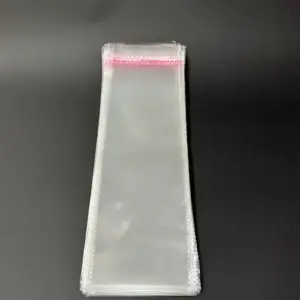 Бопп пакет 7х35 см прозрачный с клеевым клапаном (упаковочный)