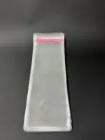 Бопп пакет 7х35 см прозрачный с клеевым клапаном (упаковочный)