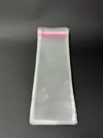 Бопп пакет 7х35 см прозрачный с клеевым клапаном (упаковочный)