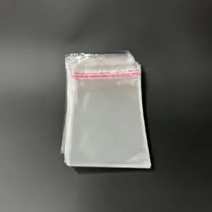 Бопп пакет 8х12 см прозрачный с клеевым клапаном (упаковочный)