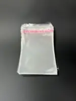 Бопп пакет 8х15 см прозрачный с клеевым клапаном (упаковочный)