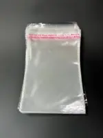 Бопп пакет 8х15 см прозрачный с клеевым клапаном (упаковочный)