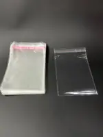 Бопп пакет 8х20 см прозрачный с клеевым клапаном (упаковочный)