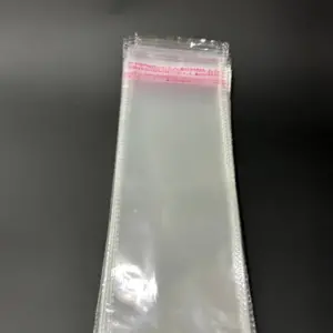 Бопп пакет 8х30 см прозрачный с клеевым клапаном (упаковочный)