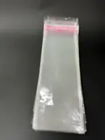 Бопп пакет 8х30 см прозрачный с клеевым клапаном (упаковочный)