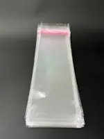 Бопп пакет 8х35 см прозрачный с клеевым клапаном (упаковочный)