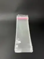 Бопп пакет 8х35 см прозрачный с клеевым клапаном (упаковочный)