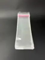 Бопп пакет 8х35 см прозрачный с клеевым клапаном (упаковочный)