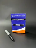 Маркер перманентный цвет черный (супер острый)