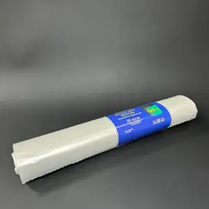 Мешки для мусора 120 литров прозрачные повышенной прочности 20 штук в рулоне