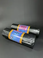 Мешки для мусора 120 литров очень прочные черные Размер 70х110 см 12 штук в рулоне