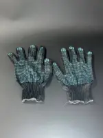 Перчатки строительные xб. цвет черный