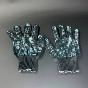 Перчатки строительные xб. цвет черный