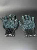 Перчатки строительные xб. цвет черный