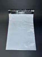 Курьерский пакет 100х95 см бело-серый без печати, без кармана