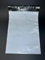 Курьерский пакет 100х95 см бело-серый без печати, без кармана