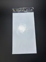 Курьерский пакет 12х30 см бело-серый без печати, без кармана